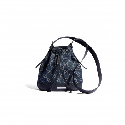 GUCCI VENICE SMALL BUCKET BAG 875237 (23.5*21*14cm)